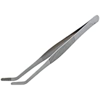 SODIAL(R) Plata del tono del metal chino de Kung Fu Cha Dao Tea Tong Pinzas 7.4 &quot-de largo
